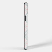 Coques Case-Mate iPhone Motif diamant pastel vert et rose (Verso / Droite)