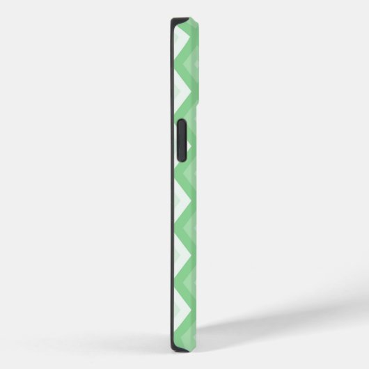 Coques Case-Mate iPhone Motif diamant vert pomme (Verso / Droite)