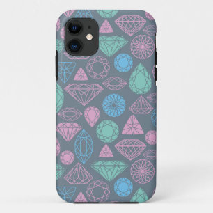 Coques Pour iPhone Motif d'icône de pierre gemme