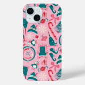 Coques Case-Mate iPhone Motif d'icône encadrée Elf Holiday (Verso)