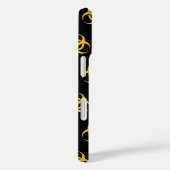 Coques Case-Mate iPhone Motif d'icônes de risque biologique (Verso / Droite)