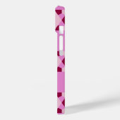 Coques Case-Mate iPhone Motif d'illusion optique Girly Pink (Verso / Gauche)