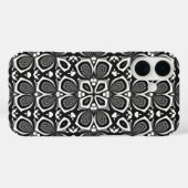 Coques Case-Mate iPhone Motif d'illusions florales (Verso (horizontal))