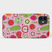 Coques Case-Mate iPhone motif d'illustration de cuisine de fruit (Dos (Horizontal))