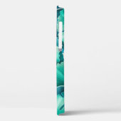 Coques Case-Mate iPhone Motif d'illustration de ginkgo biloba vert (Verso / Gauche)