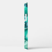 Coques Case-Mate iPhone Motif d'illustration de ginkgo biloba vert (Verso / Droite)