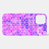 Coques Case-Mate iPhone Motif d'illustration de l'hexagone aquarelle (Verso (horizontal))