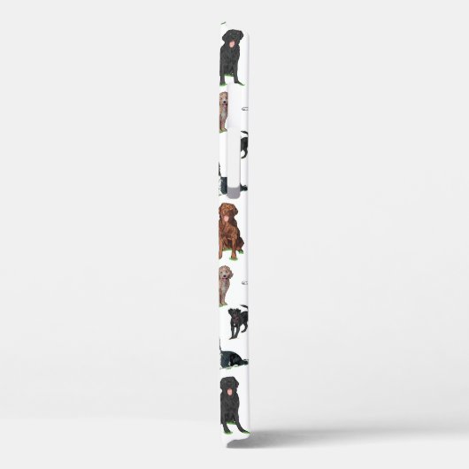 Coques Case-Mate iPhone Motif d'illustrations de chiens mignons (Verso / Gauche)