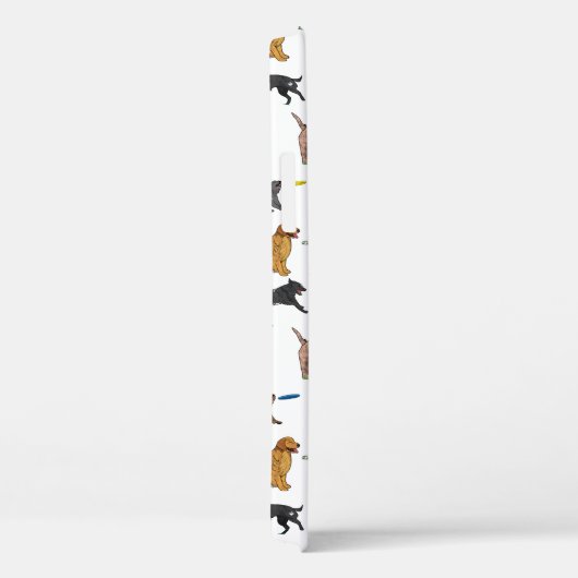 Coques Case-Mate iPhone Motif d'illustrations de chiens mignons (Verso / Droite)