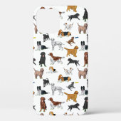 Coques Case-Mate iPhone Motif d'illustrations de chiens mignons (Verso)