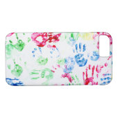 Coques Case-Mate iPhone motif d'impression à la main enfant (Dos (Horizontal))