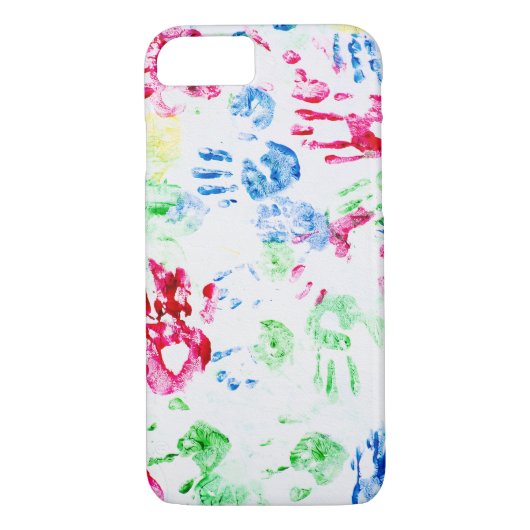 Coques Case-Mate iPhone motif d'impression à la main enfant (Dos)
