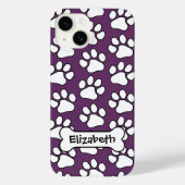Coques Case-Mate iPhone Motif d'impression de chien avec os (Verso)