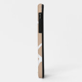 Coques Case-Mate iPhone Motif d'impression de girafe dans le beige (Dos/Gauche)