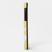 Coques Case-Mate iPhone Motif d'impression de girafe en jaune (Dos/Gauche)