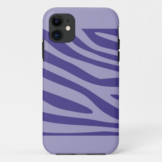 Coques Case-Mate iPhone Motif d'impression de peau moderne violet (Dos)
