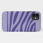 Coques Case-Mate iPhone Motif d'impression de peau moderne violet (Dos (Horizontal))