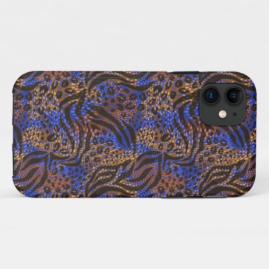 Coques Case-Mate iPhone Motif d'impression Leopard et Zebra (Dos (Horizontal))