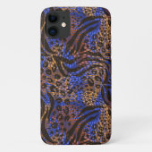 Coques Case-Mate iPhone Motif d'impression Leopard et Zebra (Dos)