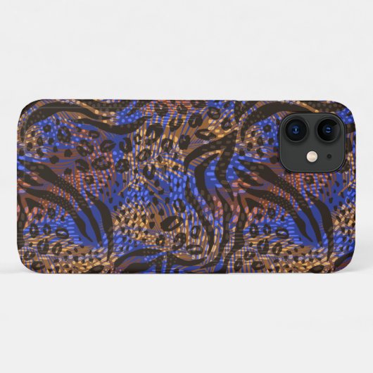 Coques Case-Mate iPhone Motif d'impression Leopard et Zebra (Dos (Horizontal))