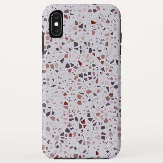 Coques Case-Mate iPhone Motif d'impression moderne rose Terrazzo (Dos)
