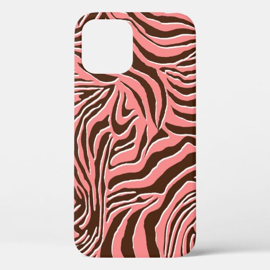 Coques Case-Mate iPhone Motif d'impression zebra sans faille (Verso)