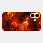 Coques Case-Mate iPhone Motif d'incendie (Verso (horizontal))