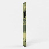 Coques Case-Mate iPhone Motif Dinosaure, Silhouette Dinosaure, Dino Vert (Dos/Droite)