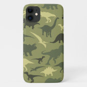 Coques Case-Mate iPhone Motif Dinosaure, Silhouette Dinosaure, Dino Vert (Dos)