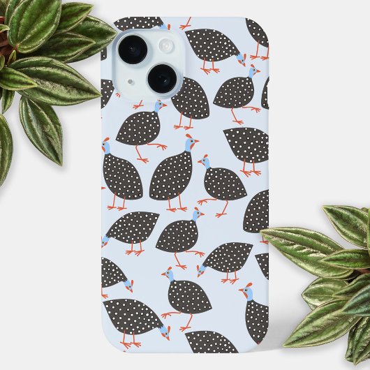 Coques Case-Mate iPhone Motif d'oiseaux de Guinée Fowl