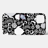 Coques Case-Mate iPhone Motif d'oiseaux et de tasses (Verso (horizontal))
