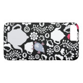 Coques Case-Mate iPhone Motif d'oiseaux et de tasses (Dos (Horizontal))