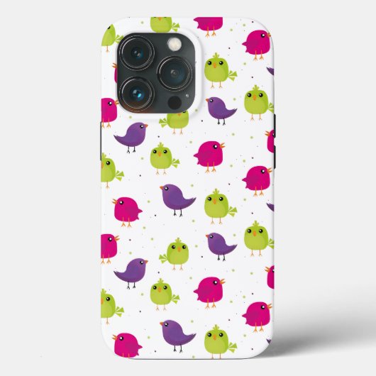 Coques Case-Mate iPhone Motif d'oiseaux mignons (Verso)