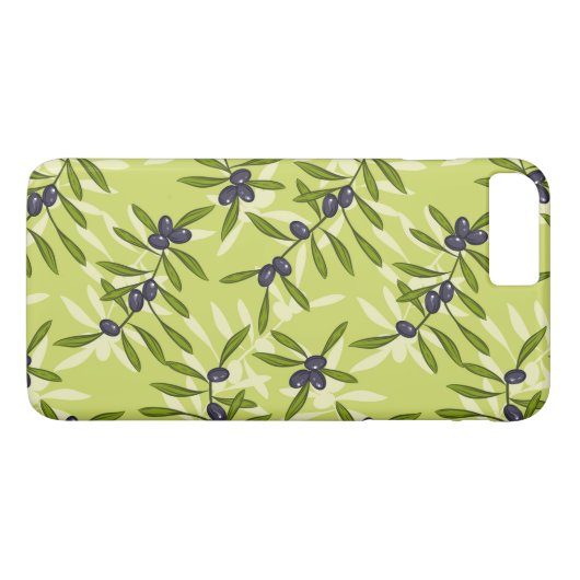 Coques Case-Mate iPhone Motif d'olive (Dos (Horizontal))