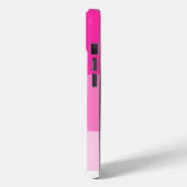 Coques Case-Mate iPhone Motif d'onde rose blanc Ombre (Verso / Gauche)