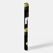 Coques Case-Mate iPhone Motif d'or 16,bw Black BG (Verso / Droite)