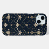 Coques Case-Mate iPhone Motif d'or classique (Verso (horizontal))