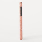 Coques Case-Mate iPhone Motif d'or Rose Art déco moderne (Dos/Gauche)