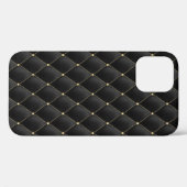 Coques Case-Mate iPhone Motif doré noir doré (Verso (horizontal))