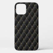Coques Case-Mate iPhone Motif doré noir doré (Verso)