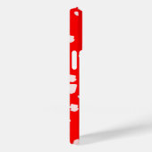 Coques Case-Mate iPhone motif dot avec champignon de tabouret rouge (Verso / Droite)