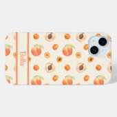 Coques Case-Mate iPhone Motif douce pêche d'été (Verso (horizontal))