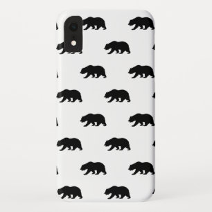 Etui iPhone Case-Mate Motif d'ours grizzli blanc et noir