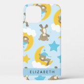 Coques Case-Mate iPhone Motif D'Ours, Nounours, Étoiles, Votre Nom (Verso)