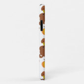 Coques Case-Mate iPhone Motif D'Ours, Ours Mignons, Automne, Citrouille (Dos/Droite)