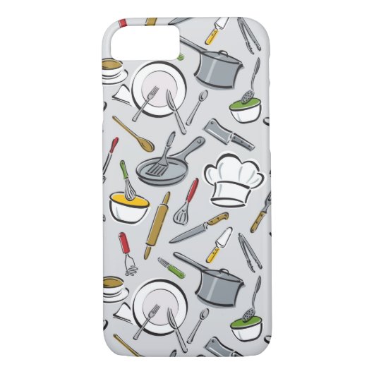 Coques Case-Mate iPhone Motif d'outils de cuisine (Dos)