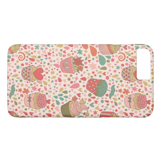 Coques Case-Mate iPhone Motif doux (Dos (Horizontal))