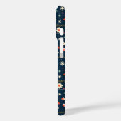 Coques Case-Mate iPhone Motif doux de Noël moche (Verso / Gauche)