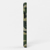 Coques Case-Mate iPhone Motif du camouflage militaire vert (Dos/Droite)