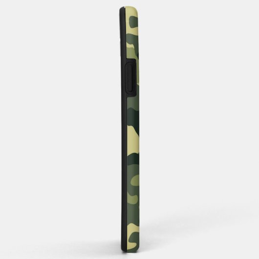 Coques Case-Mate iPhone Motif du Camouflage vert de l'Armée (Dos/Droite)